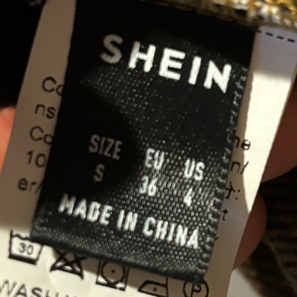 Plaid flannel mini fall dress by SHEIN in size 4 🍂🍂🍂 Soft, cozy fabric! - Picture 5 of 6